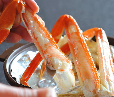 海の華の御馳走 焼きかに